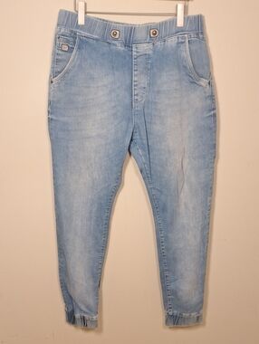 Just Cavalli Vintage Elastic Waist Denim Jogger Size 33
